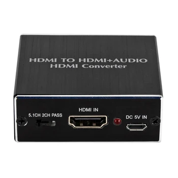 

HDMI to Optical 3.5mm AUX Stereo Audio Output Extractor Converter HDMI Audio Splitter Adapter for TV DVD Player