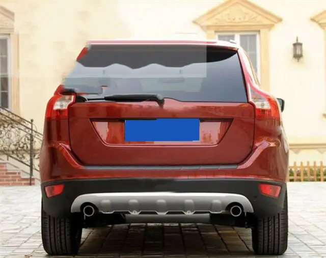 Для volvo XC60 2010-2013 2 шт передний и задний бампер противоскользящая защитная пластина Автомобильная модификация автомобильные аксессуары
