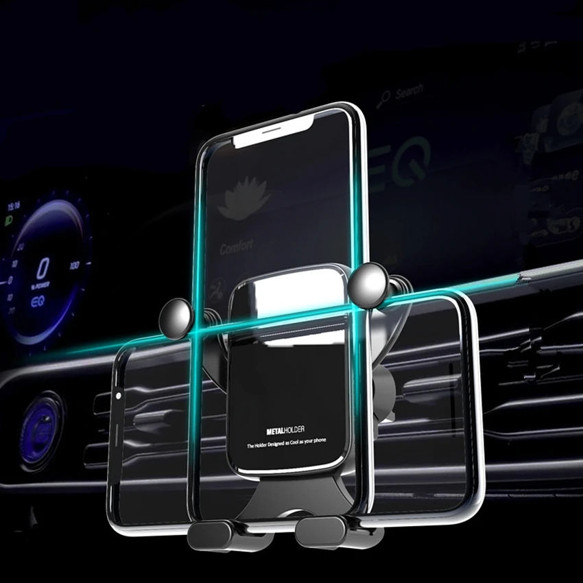 Автомобильный держатель для телефона BEAUTYMAX Gravity для iPhone X XS Max XR Air Vent, автомобильный держатель для samsung S10 Note 10, подставка для телефона
