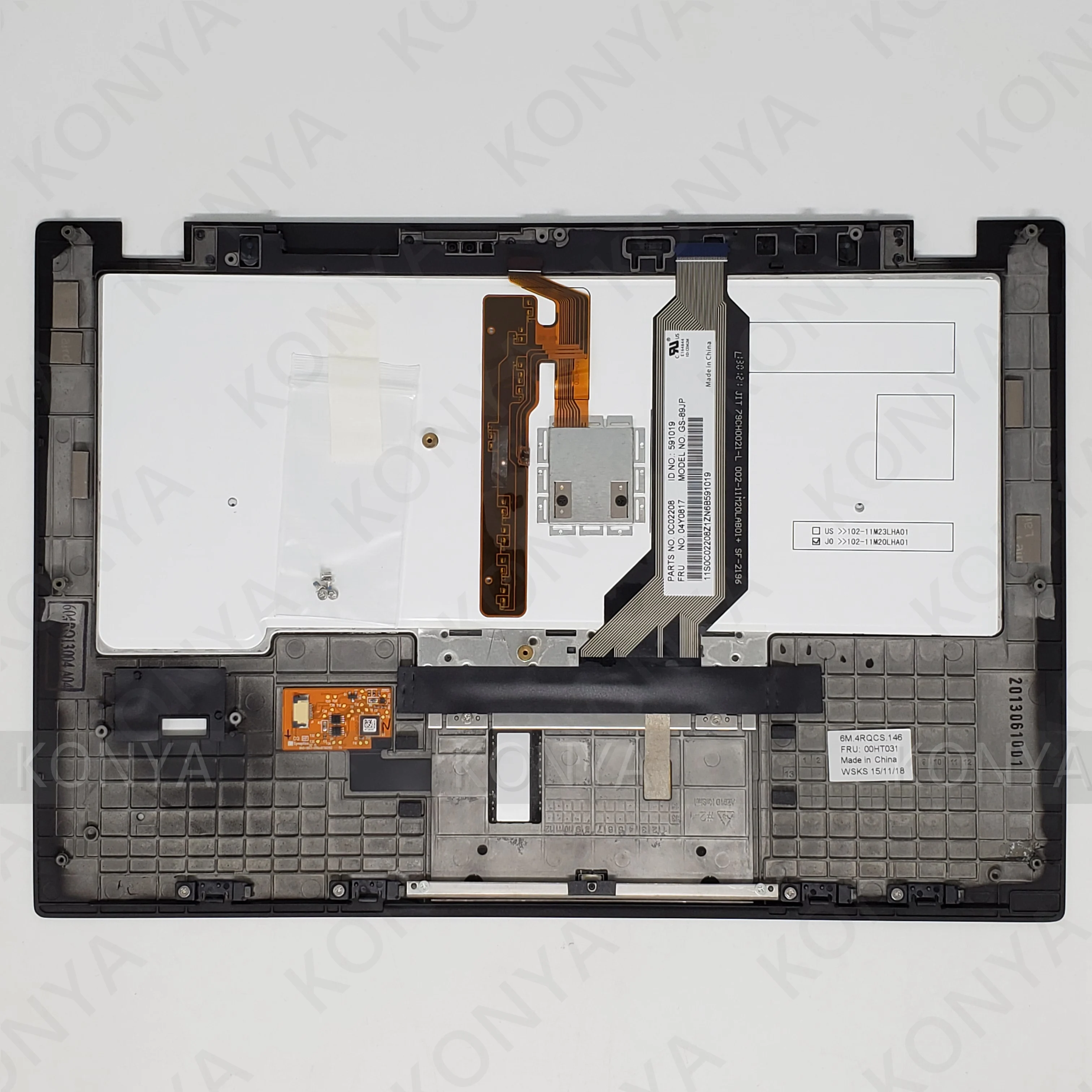 X1C чехол для lenovo Thinkpad X1 Carbon 2013 палмрест тачпад ж/Кб и FPR порт 00HT031 04Y0817(Ян