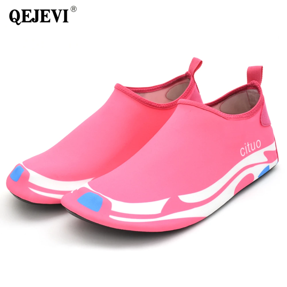 

QEJEVI Sandals Aqua Women Shoes Water Diving-Socks Upstream Surf-Slippers Casual reef Barefoot Sea Breathable Athletic Footwear