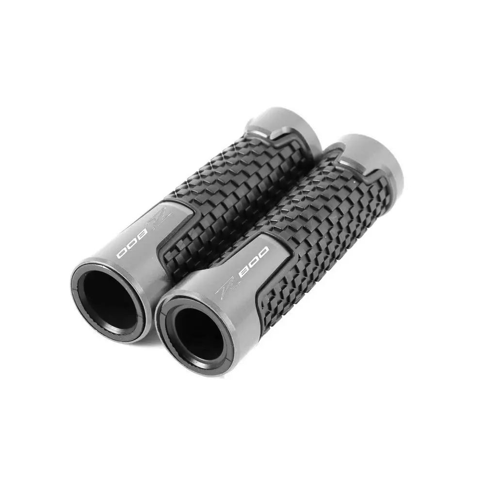 Мотоцикл 7/8 ''22 мм ручки Ручки гелевые рукоятки CNC алюминиевый руль мотоцикла для KAWASAKI Z800 Z800E версия 2013 - Цвет: Titanium