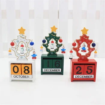 

Wood Christmas Advent Calendar New Year Christmas Decorations New Year Kid Gift Diy Christmas Party Ornaments Natal Countdown