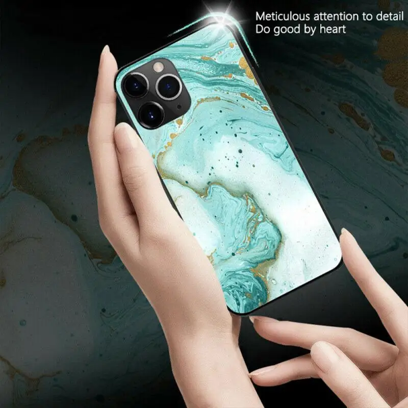 Градиентный чехол из закаленного стекла для iPhone 11 Pro MAX, чехол с изображением звездного неба для iPhone 11 Pro MAX, цветные Чехлы, чехол