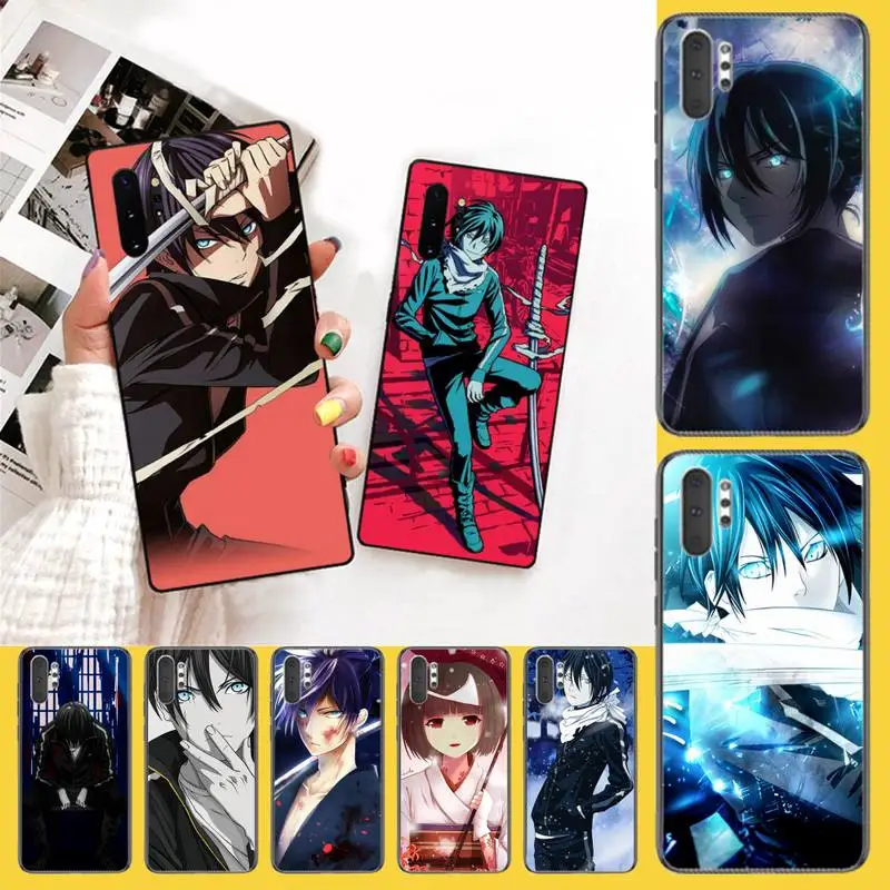 NBDRUICAI Anime Noragami Newly Arrived Black Cell Phone Case For Samsung Galaxy J7 J8 J6 Plus 2018 Prime Note 7 8 9 10 pro | Мобильные