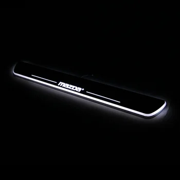 

Moving LED Welcome Pedal Car Scuff Plate Pedal Door Sill Pathway Light For Mazda CX-5 CX5 2015 - 2020