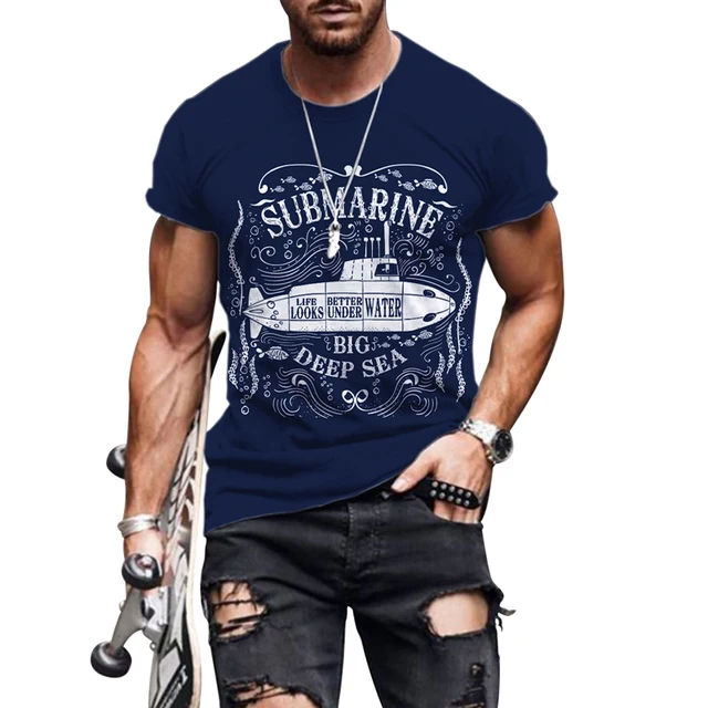 SONSPEE Summer Beach Leisure Boat T-Shirt 3D Printing Mega Yacht Casual  Clothing Men Women Man Oversized Tshirt Kids Tops - AliExpress