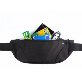 

Unisex Waist Bag Sports Hiking Running Phone Pouch Zip Fanny Pack Belt Wallet New 23GE