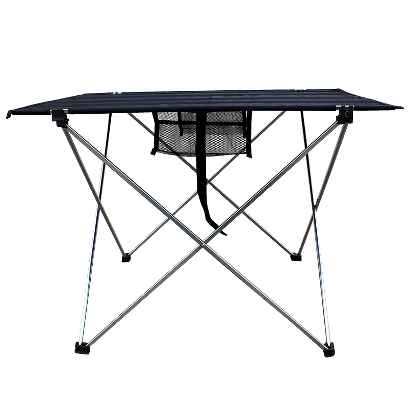 

Lighten Up Folding Portable Oxford Cloth Fabric Table Aluminum Alloy Outdoor Camping BBQ Desk Computer Table