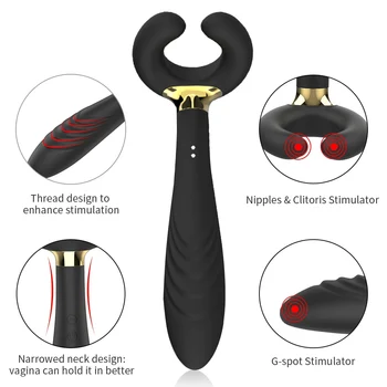 10 Speeds Vibrator Double Penetration Anal Plug Butt Plug Vibrator For Men Strap On Penis Vagina Plug Adult Sex Toys For Couples 3