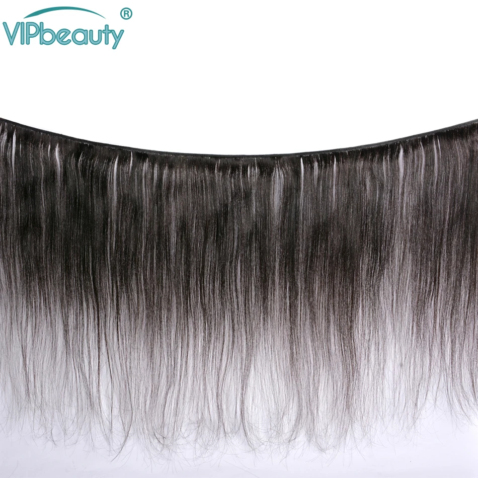 VIPBEAUTY M Remy бразильские пучки волос плетение человеческие прямые волосы 8-26 дюймов натуральный цвет 3 шт. в упаковке может получить бесплатное закрытие