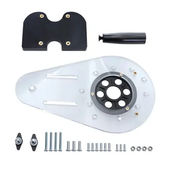 

DZ003 Router Base with Double Handles Palm Router Fixed-base Guide Wood Router Base for Hand Trimmer Wood working Milling