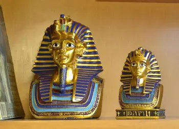 

Home gifts crafts Resin Egyptian Gold Mask King Tut - Collectible Figurine Statue Egypt Tutankhamun Figurine Decoration Craft