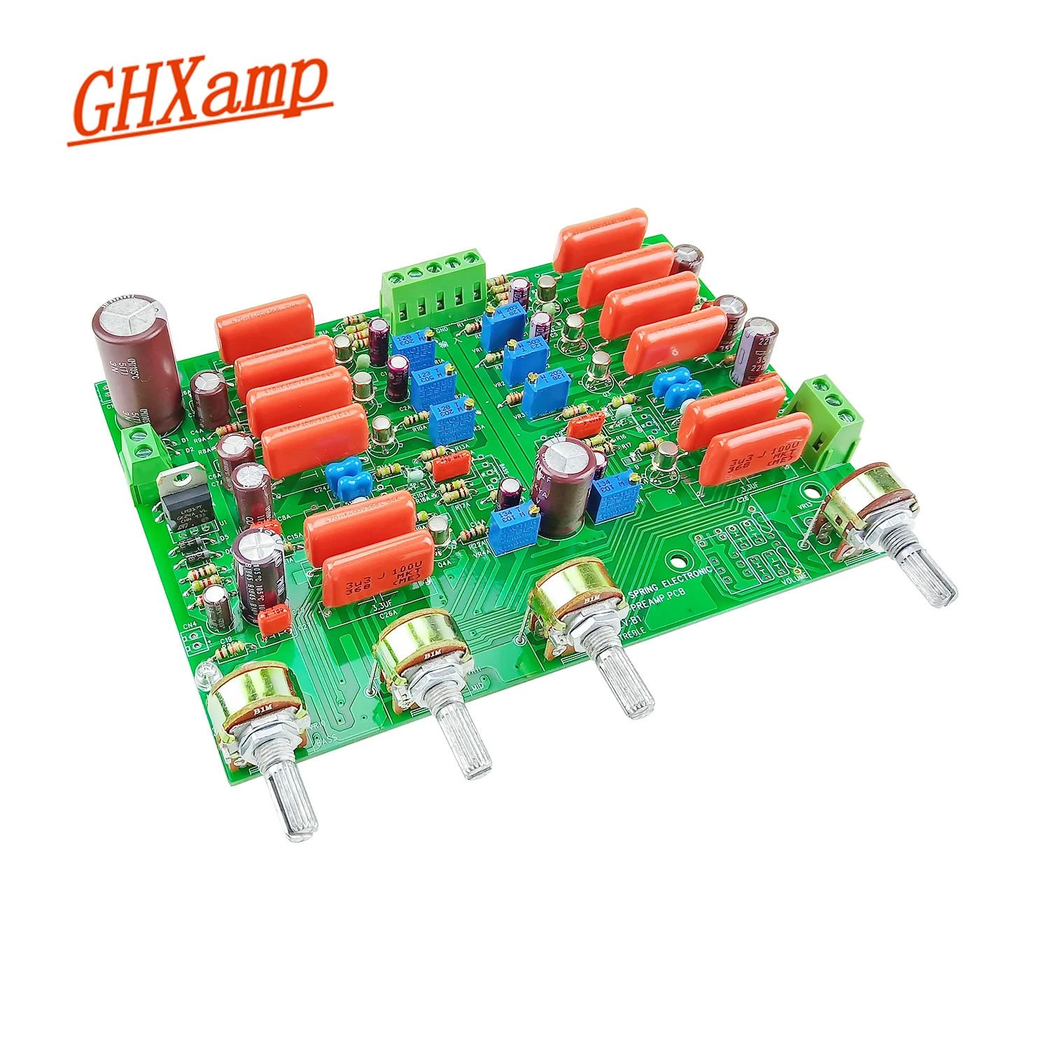 GHXAMPJFETFourtubePreamplifierBoard3DJ7HAudioPreampTweeterMid