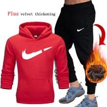 Осенне-зимние брендовые комплекты из двух предметов, плотные толстовки, спортивный костюм для мужчин/wo, мужская спортивная одежда для спортзала, фитнеса, тренировок, толстовки, свитшоты