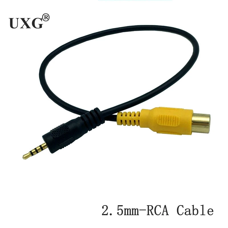 Cable Conversor De Audio Jack Hembra 3.5mm A 2 Rca Macho 20cm