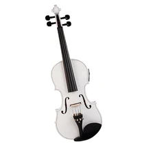 Полноразмерная 4/4 электронная скрипка из твердой древесины с чехол для переноски, лук, эквалайзер, канифоль