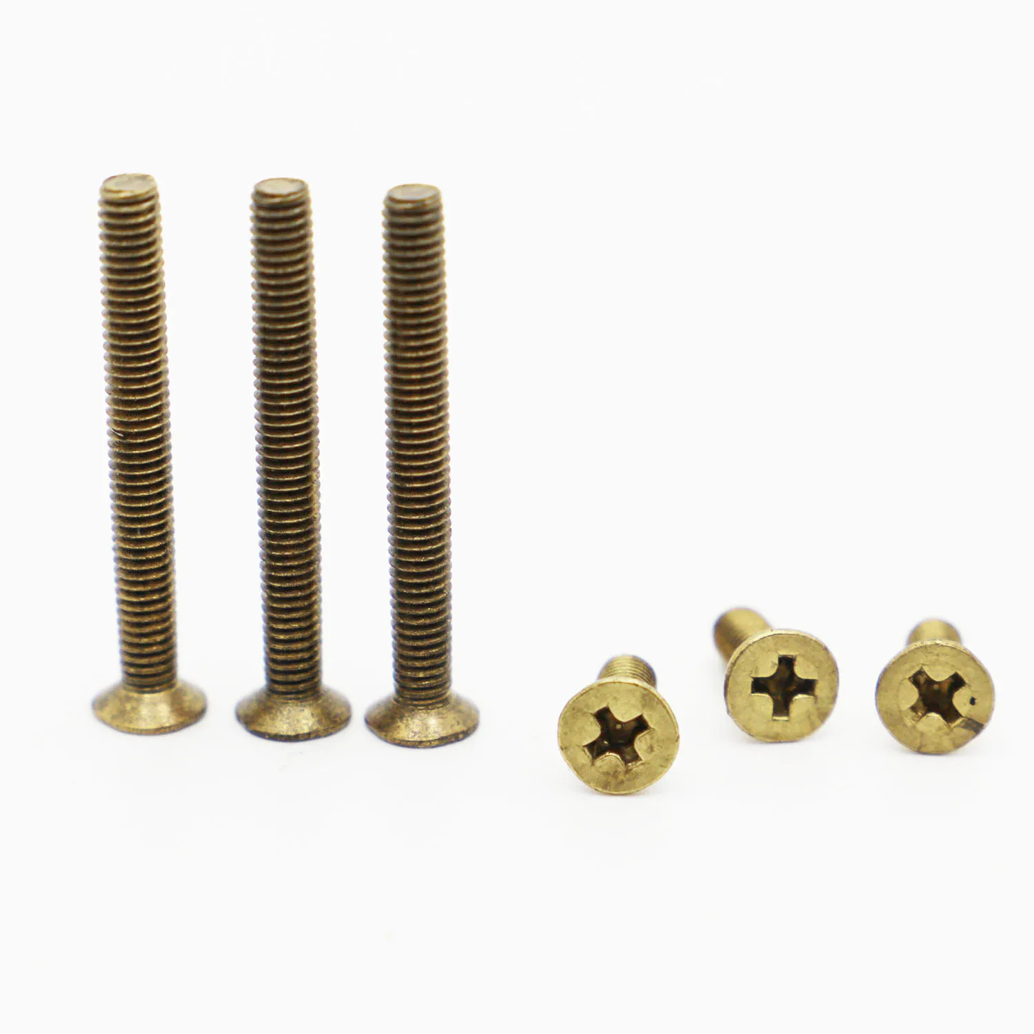 M4 Flat Countersunk Head Brass Machine Screws M3 Countersunk Head