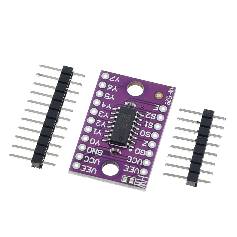 TZT 1/2/5/10PCS 74HC4051 CD4051 einzelner 8-Kanal-Multiplexer mit digital gesteuertem elektronischem Schalter für Arduino – Detail 6
