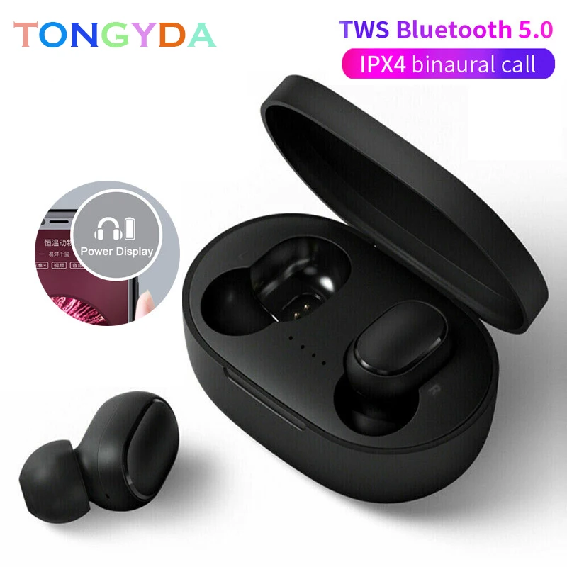 

A6S Wireless Earphone Headphone A6S PK Redmi Airdots Headsets Stereo Bluetooth 5.0 With Mic Sport Earbuds PK Mi Headphone TWS