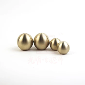 

Retro Gold Round Shape Solid Brass Cabinet Knobs Handles Wardrobe Cabinet Door Drawer Pull Handles Home Furniture