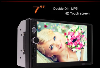 

7'' Car Radio Player Auto Radio Touch Screen With Bluetooth USB TF FM Rear View MP3 MP4 MP5 Player