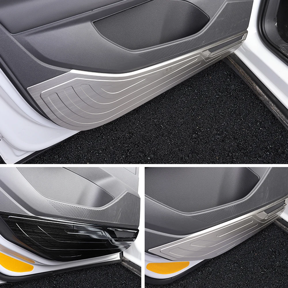 Для Volkswagen T-CROSS уход за автомобилем протектор заднего бампера крышка авто анти-удар накладка декоративная рамка аксессуары для интерьера