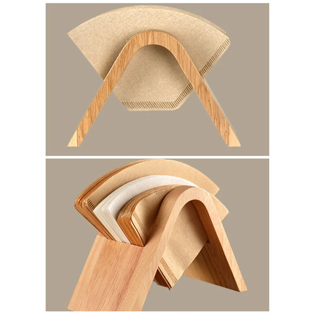

Coffee Filter Holder Coffee Paper Storage Rack Filter Paper Base Bracket Container Countertop Dispenser Display Stand