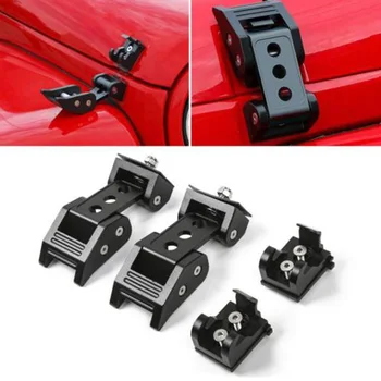 

Auto Hood Latch Easy Install Catch Buckle Rust Resistant Decorative Accessories Replacement Locking Tool Car For Wrangler JK JL