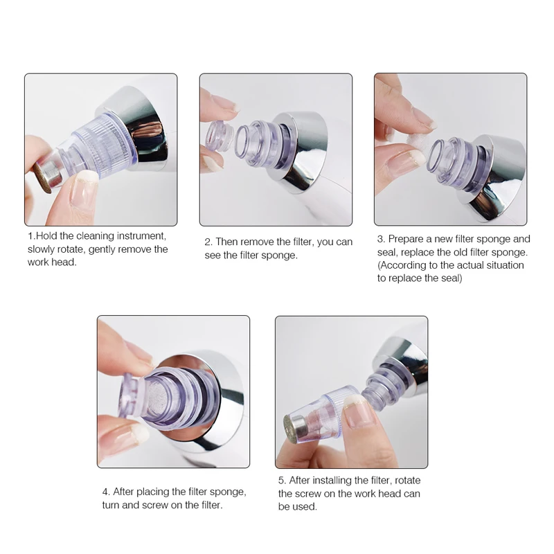 Устройство для удаления черных точек на лице вакуумное устройство 5/3|Устройство