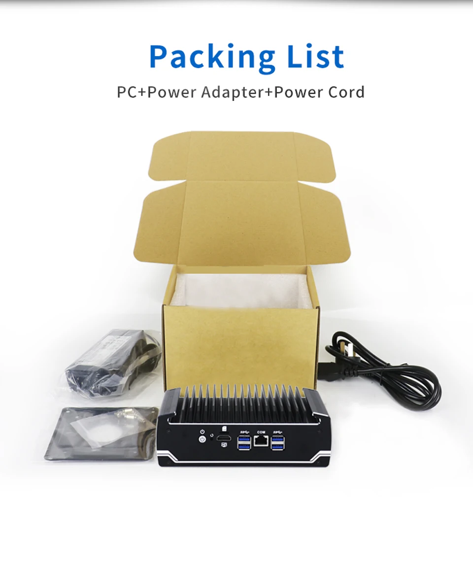 Intel Celeron 3867U Mini PC with 6 LAN Ports - Advanced Fanless Linux Firewall Router Description Image.This Product Can Be Found With The Tag Names Barebone Mini PC, Computer Office, Yanling in stock