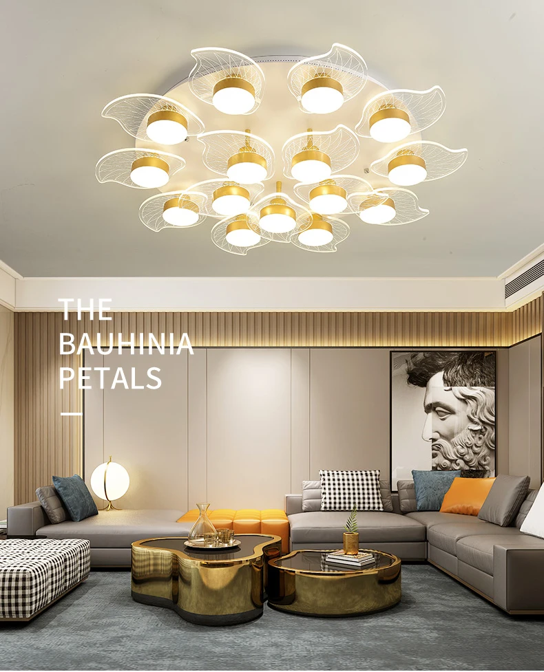 Modern Crystal Style LED Ceiling Light Lamp Home Living Room Decorative Lighting 