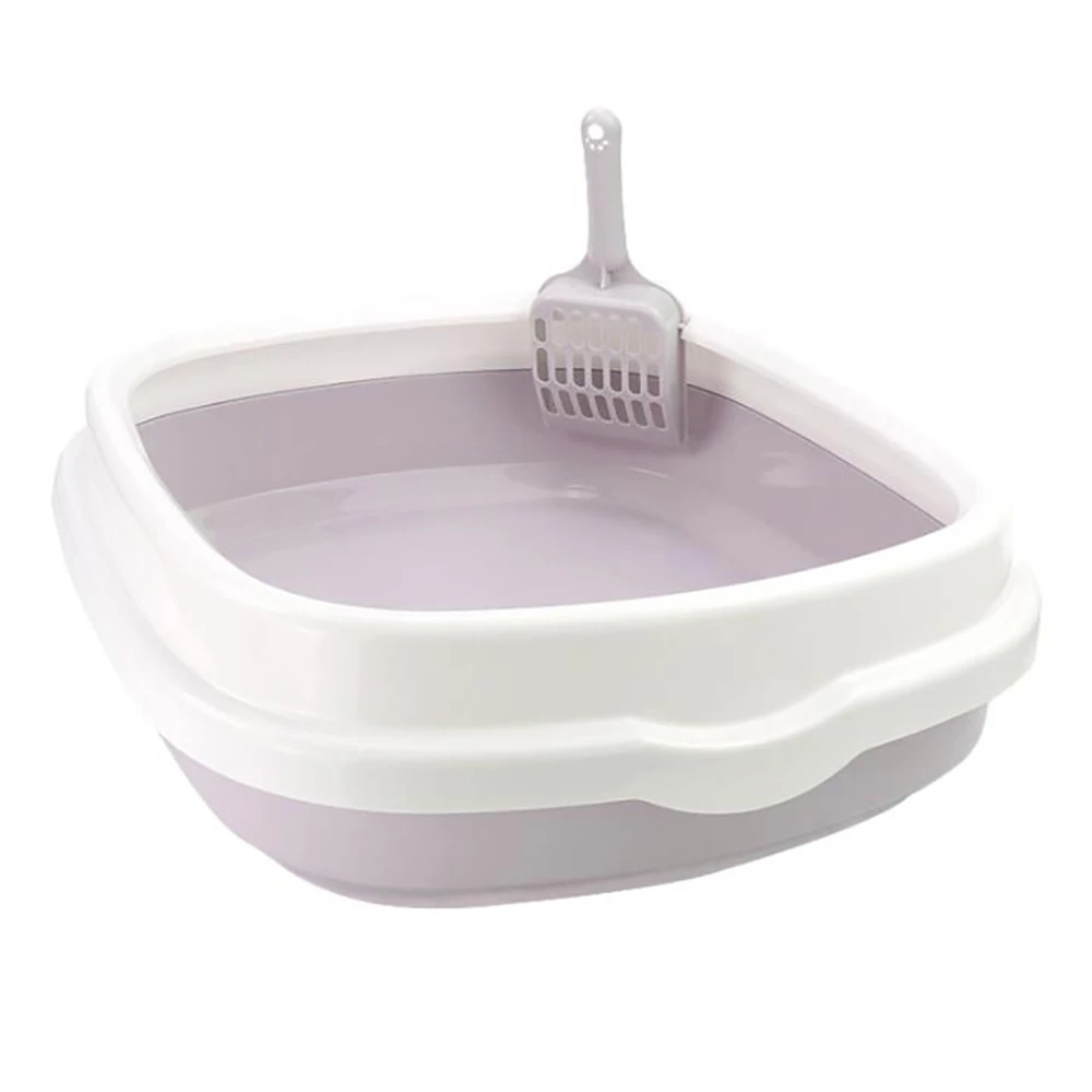 enclosed cat litter tray