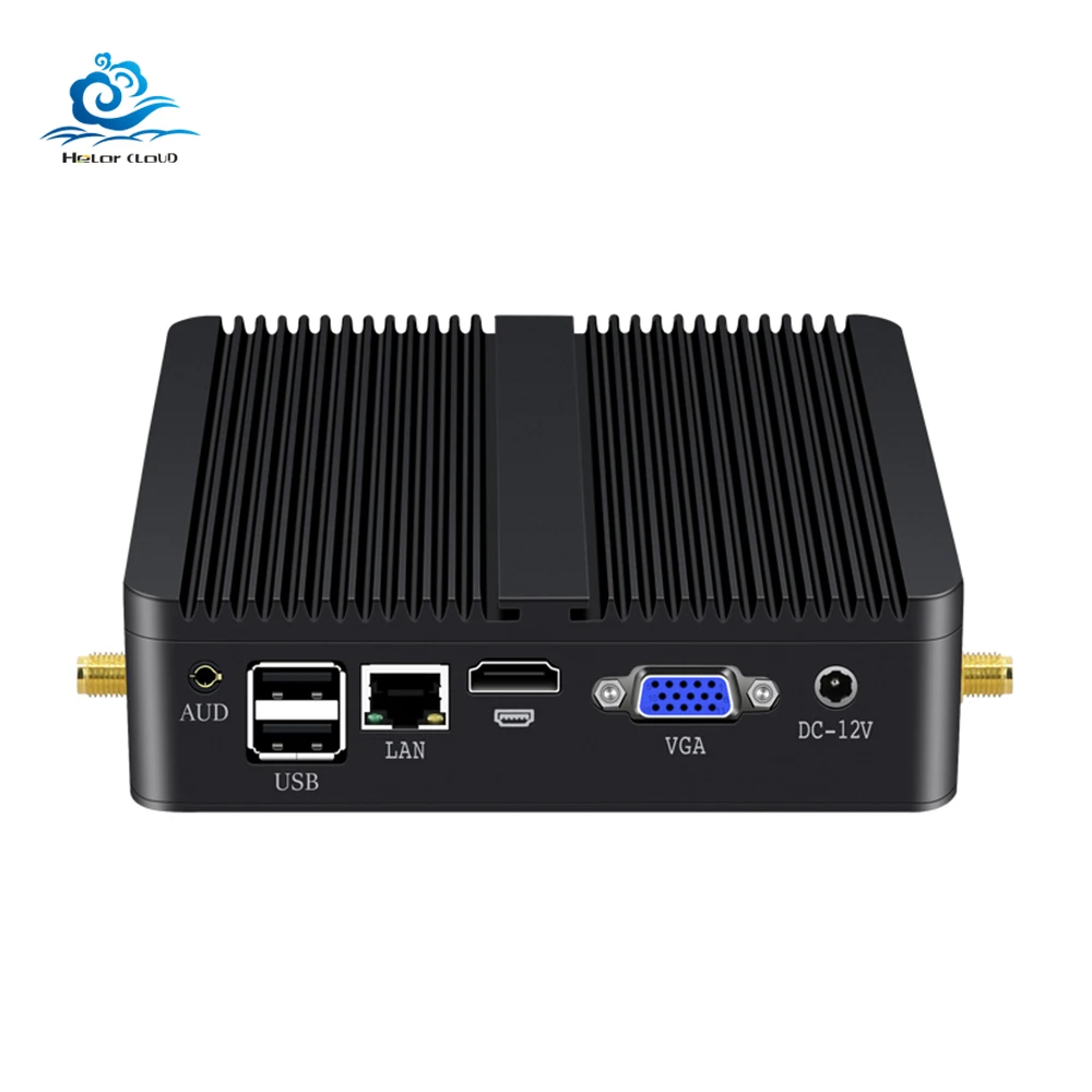 HTPC безвентиляторный мини-ПК Intel Core i3 5005U i5 4200U i7 HD WIFI 8 * USB DDR3L Windows 10 Pro мини-компьютер