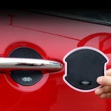 Car Door Wrist Protection Film Decoration Stickers For MINI Cooper S ONE R55 R56 R60 R61 F54 F55 F56 F60 Accessory modification