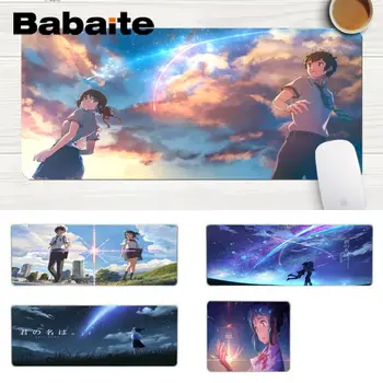 

Babaite Hot Sales Cartoon Anime Your Name Rubber Mouse Durable Desktop Mousepad Laptop Gaming Mice Mousepad