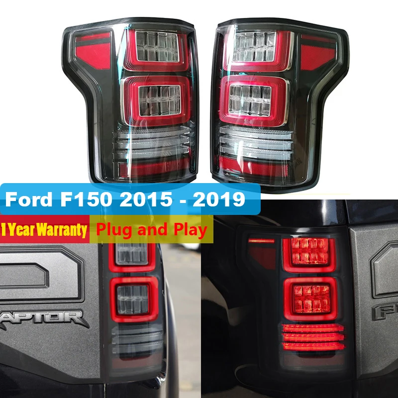 Автомобильный Стайлинг задние фары s для Ford F150 Raptor 2015 - 2019 светодиодный ные