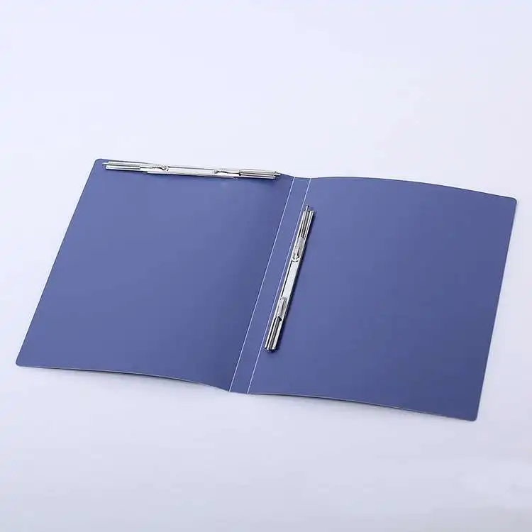 Синяя папка для двух папок, двойная твердая папка, Одиночная папка, папка для офиса - Цвет: NO1