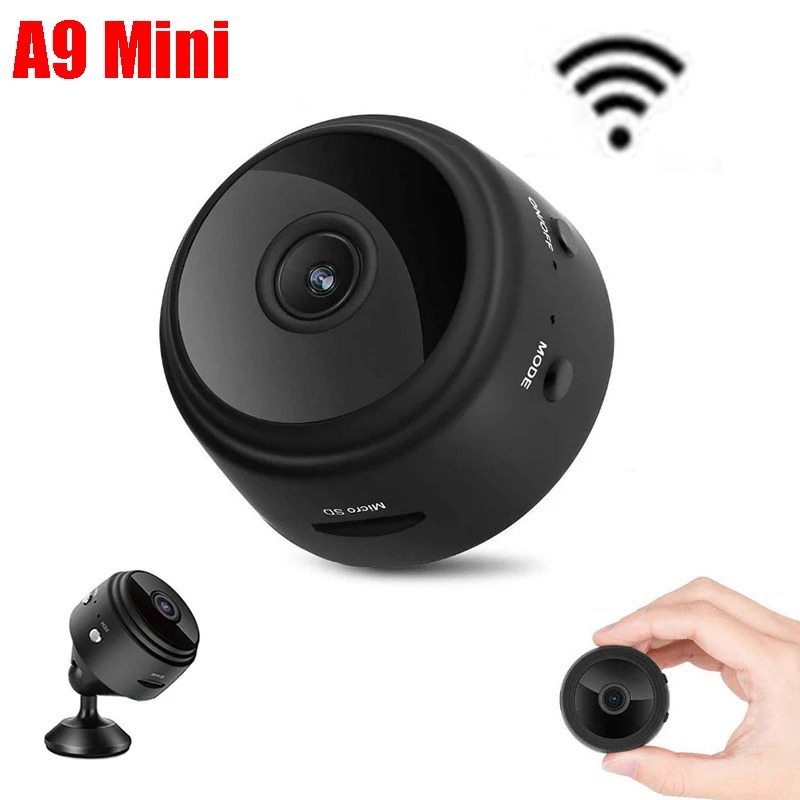 

A9 Mini Camera 2.4G Wireless Wifi 1080P HD Night Vision Wireless Camera WiFi Home Security Camcorders Phone APP Remote Monitor