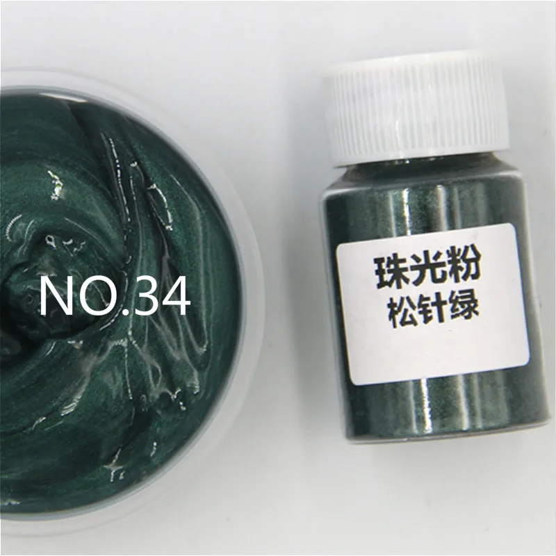 Diy Handmade Pearlescent Mica Powder Epoxy Resin Dye Pearl Pigment Resin Glue Pigments Material Crystal Mold