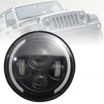 

1Pcs 150W 7''Round LED Headlights with Low & High Beam 4Modes LED Car Light D RL Turn Signal Light For Jeep Wrangler JK LJ TJ CJ