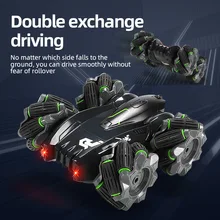 Voiture de course à grande vitesse pour enfants, jouet télécommandé, dérive horizontale, Double face, quatre roues motrices, cascade, escalade hors route