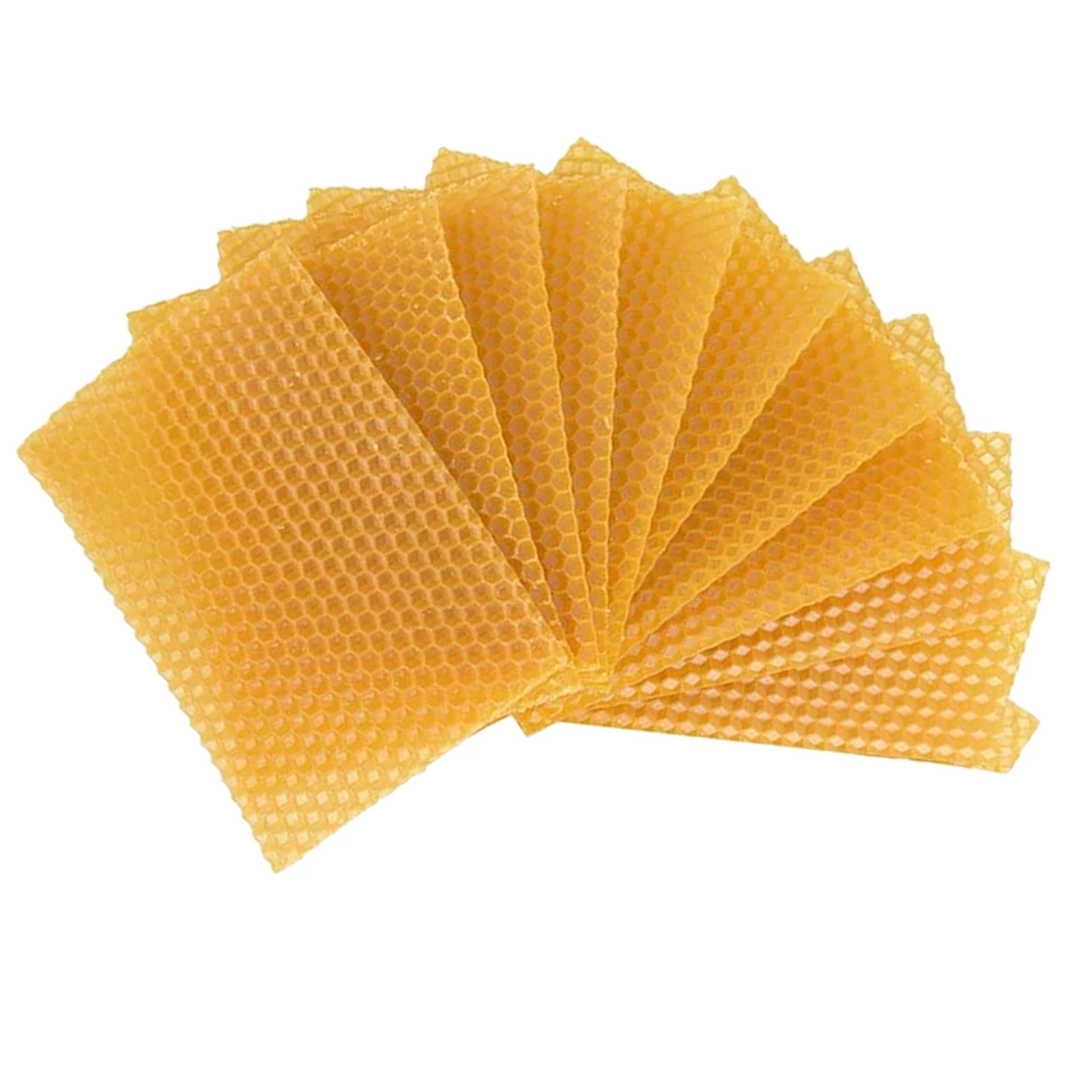 Beeswax Sheets for Rolling Candle Making Bee Hive Foundation Wax Frame 10x beeswax candle making kits