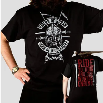 

Riders Of Rohan Tolkien T Shirt Men Lord Of The Rings Inspired Printed Top Tee Shirt Us Plus Size S 3Xl 012626