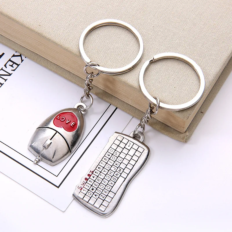 Брелок для ключей Mini Mouse металлический 2 шт./компл. брелок с цепочкой &quotLove" |