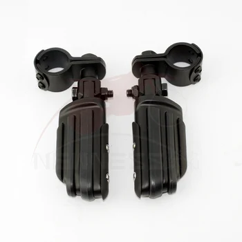 

Motorcycle 360 Degree Adjustable 1" 25mm to 32mm 1.25" Inch Highway Engine Guard Foot Peg Mounts Clamp For Harley-Davdson Honda