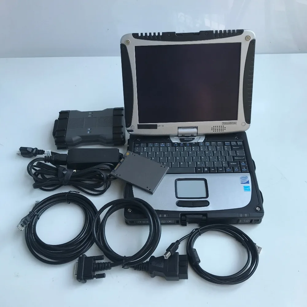 Super DOIP mb star c6 sd compact 6 с новейшим программным обеспечением,09 в HDD с ноутбуком CF-19 toughbook 4G cf19 готов к использованию