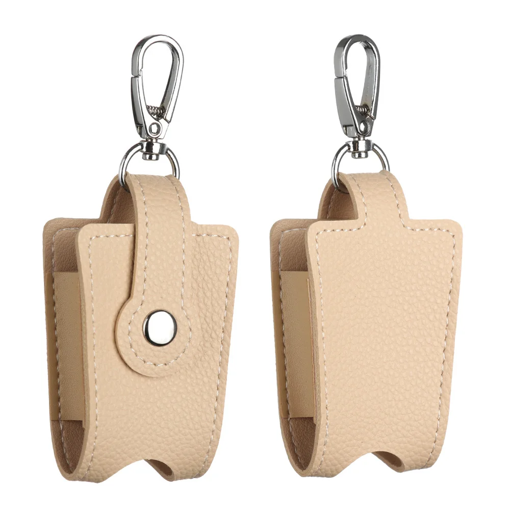 Refillable Bottles 1 PC 30ml Travel Hand Sanitizer Keychain Holder Reusable Flip Cap with Keychain Carrier