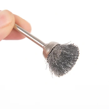 

10Pcs Brand New Set Brass Steel Wire Wheel Brush Polishing Wheels Kit For Rotary Tools