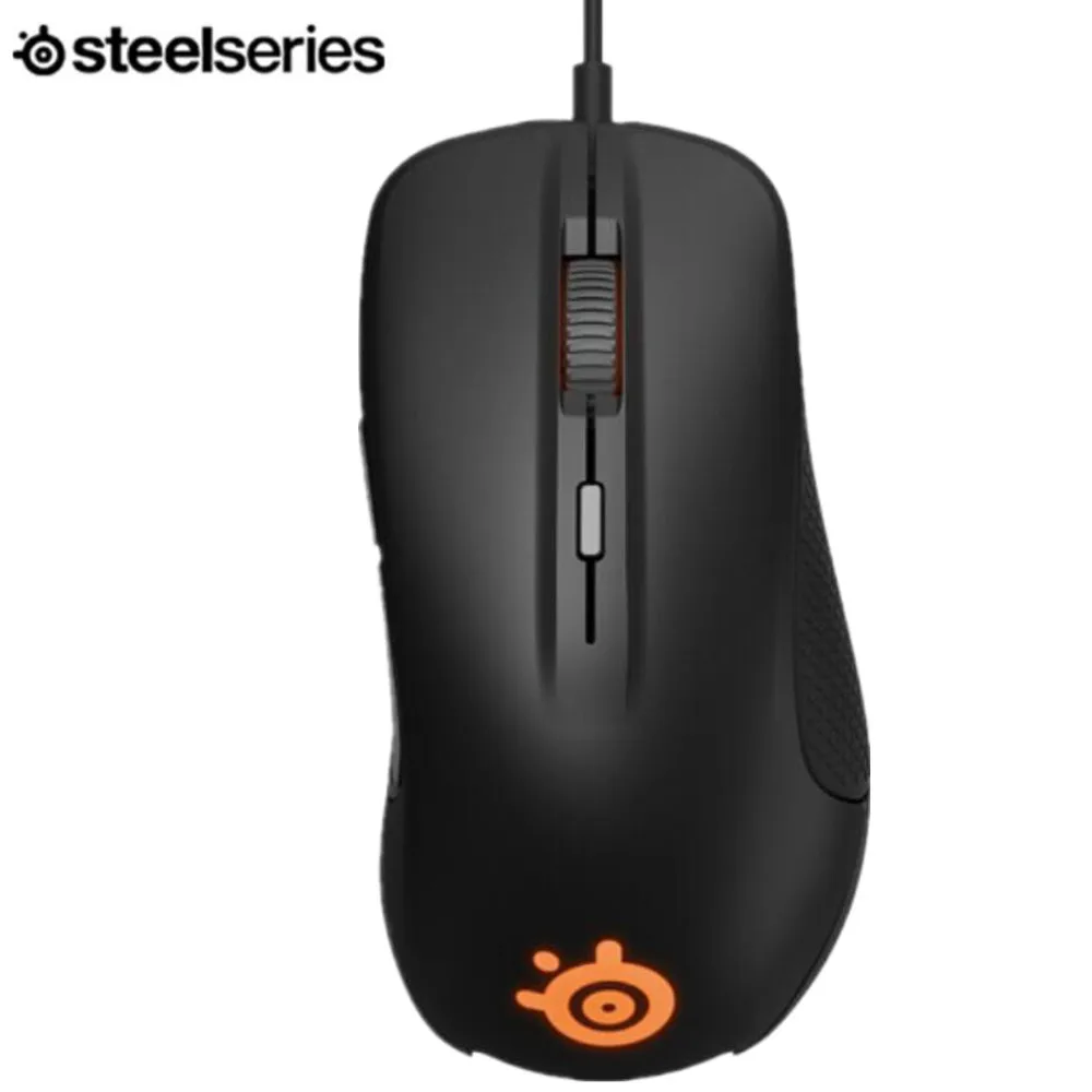 Steelseries Rival 300S Проводная игровая мышь 6 кнопок 6500 dpi RGB светодиодный логотип оптическая игровая мышь USB мыши для Dota - Цвет: With Package